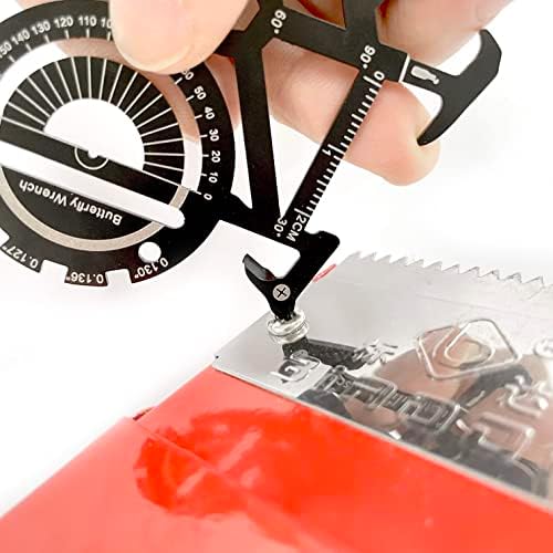 20 u 1 višenamenski alat za kreditnu karticu od nerđajućeg čelika za bicikle-EDC survival Tools and Gadgets Box ili otvarač za flaše