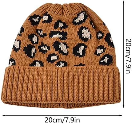 Topli uniseks šešir pletene žene i muškarci modne kapice za šešire Hedging Caps Headwor Boys & Girls Flannel Hat za žene