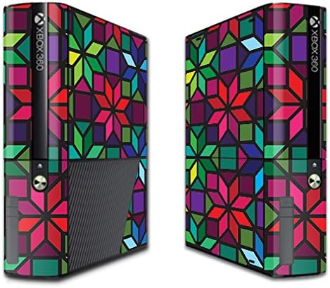 MightySkins koža kompatibilna sa Microsoft Xbox 360E – vitraž | zaštitni, izdržljivi i jedinstveni Vinilni omotač / jednostavan za