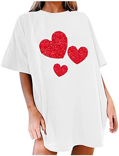 Majica za blubu za žensko Ljeto Jesen Kratki rukav Udobnost Boja 2023 odjeća Crewneck Grafički skromna lounge bluza D2 D2