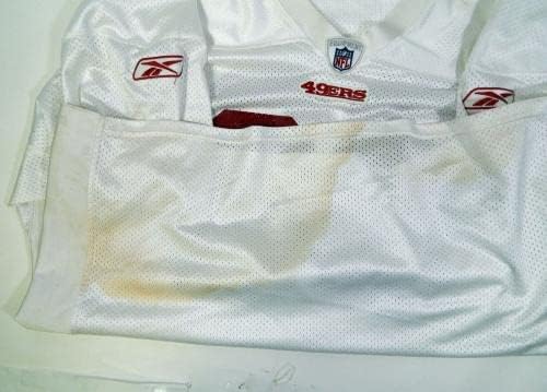 2009 San Francisco 49ers Eric Heitmann 66 Igra Izdana dres bijele prakse 7 - Neintred NFL igra rabljeni dresovi