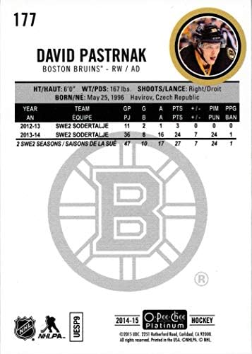 2014-15 O-pee-chee platina Hokej 177 David Pastrnjak Rookie kartica