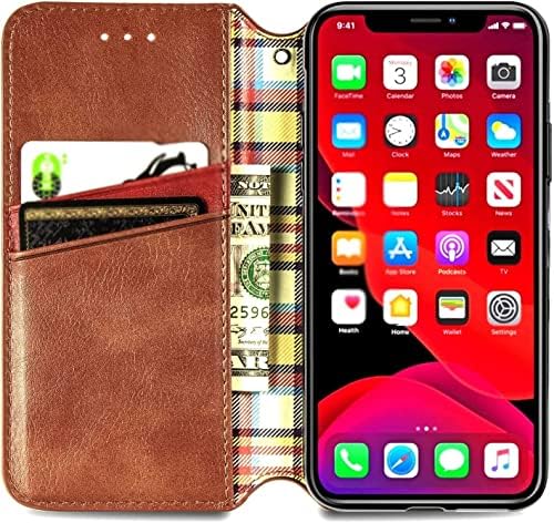 Serdas torbica za novčanik za iPhone 13 Mini /13 / 13 Pro / 13 Pro Max, PU kožna magnetna zaštitna poklopac kućišta sa utorom za kreditnu