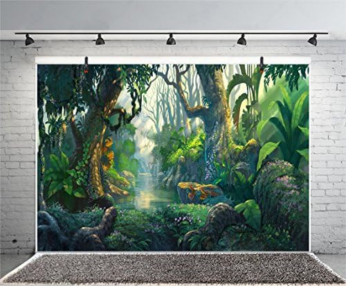 Yeele 7x5ft bajke pozadina za fotografiju Fantasy Fairyland tropska Djevičanska šuma džungla sunčeva svjetlost cvijeće pozadina Dječija