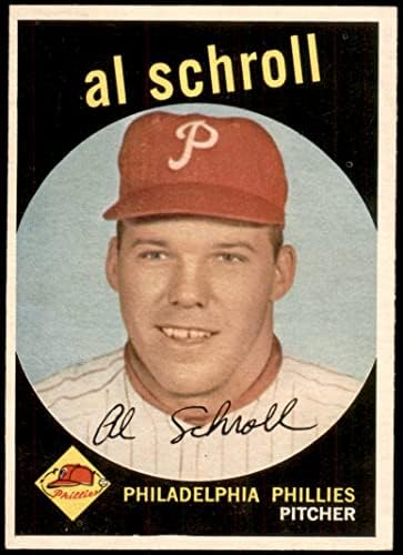 1959 TOPPS 546 Al Schroll Philadelphia Phillies Ex / MT Phillies
