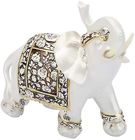 Yuehuam bogatstvo sreće s slonom figurine slona s kopuničnim figurima slonova za deblanje za poklon za kućni dekor