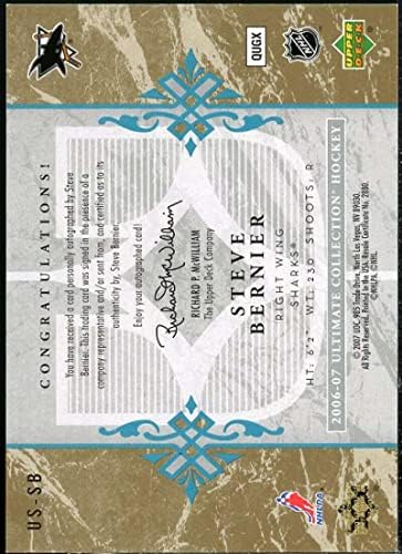Steve Bernier Card 2006-07 Ultimate kolekcija potpisi ussb