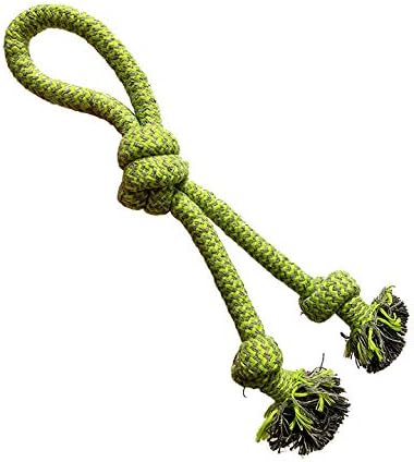 TUMBO TUGGER TOSSER zeleno i bijelo igračka konopa za dohvaćanje i zamjenu za viseće na tumgoru
