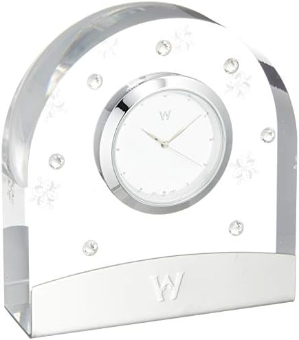 Wedgwood 1053371 Pushke Clear Clock, vjenčani poklon, poklon