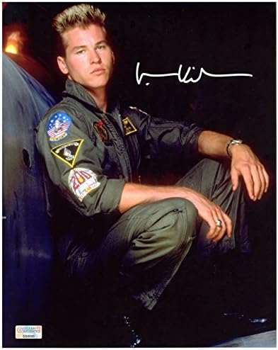 Val Kilmer Sa Autogramom Top Gun 8×10 Iceman Portretna Fotografija
