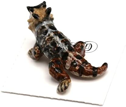 Mali Critterz Horned Toad Rip - Lizard Reptile Početna Décor Minijaturna figurica porcurina