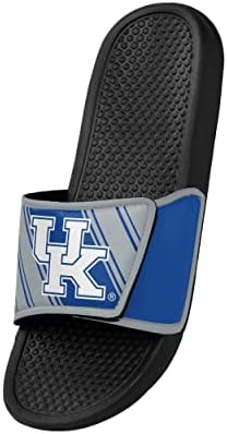 Foco Muški NCAA College MomOg Logo Tuš za tuš bagera Slide Flip Flop Sandale Kentucky Velcro Veliki