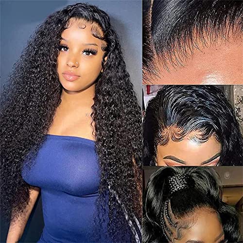 Afola Hair Lace prednje perike ljudska kosa kovrčava čipka prednja perika dječja kosa kovrčave perike za crne žene 13x4 čipkaste prednje