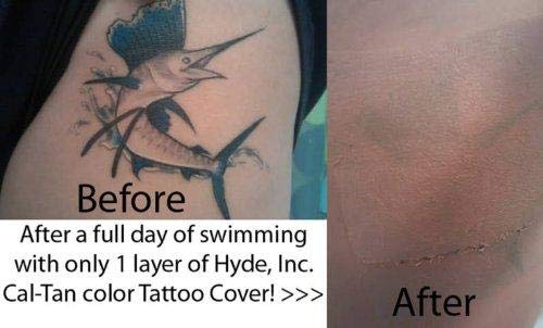 Sakrij privremenu tetovažu tinte prikrivanje 4 x 6 - boja slonovače